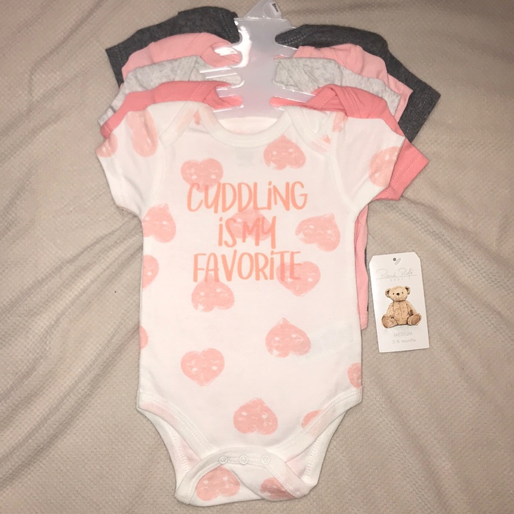 NWT 5 Piece Onesie Set